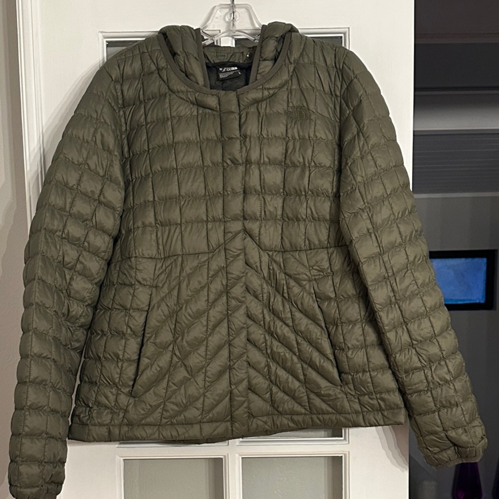 The North Face Olive Quilted Women's Jacket